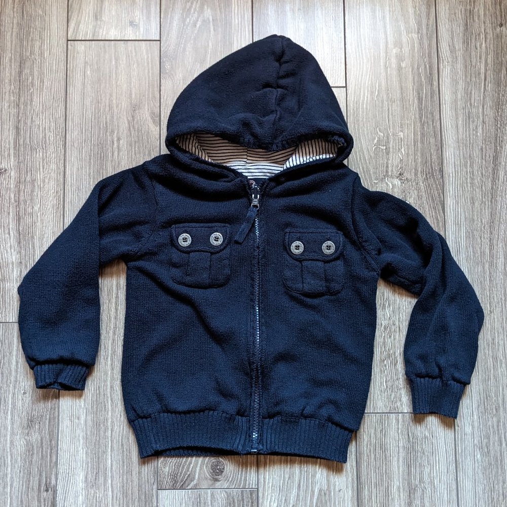 EUC Toddler Boy (4T) - DPAM Sweater Knit Hoodie